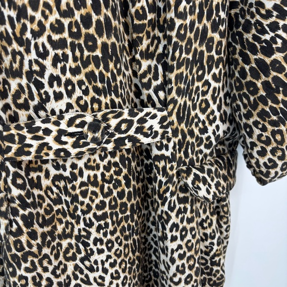 Chloe‎ Leopard Print Coat Size 8 Y2K Animal Print Glam Baddie - Picture 15 of 15